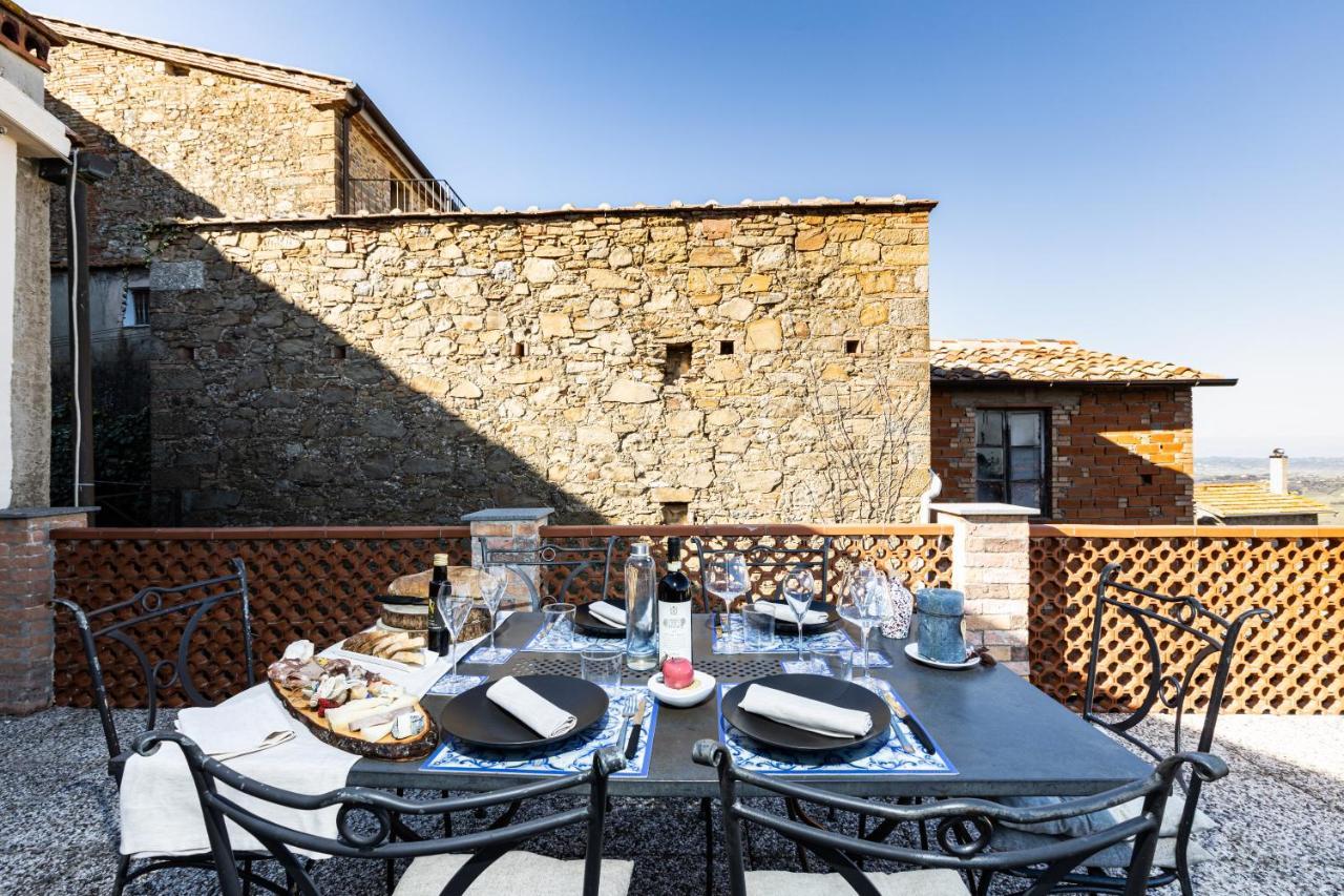 Agri Apartment La Terrazza La Ripadoro Chianni Luaran gambar